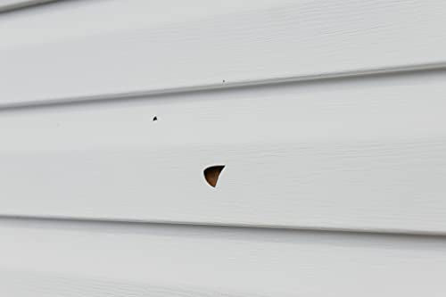 Mendyl Vinyl and Stucco Siding Repair Kit - Cover Any Cracks Holes or Blemishes - White Durable Self-Adhesive Paintable Vinyl Siding Patch Cut to Fit and Cover Any Cracks - 2 Patches (2)