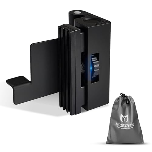 Home/Hotel Security Extra Door Lock, Portable, Flip Action Style - color: Black