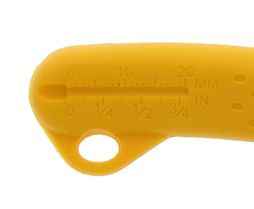 IDEAL Electrical 45-416 Premium Reflex T-6 Stripper - 14-26 AWG, Wire Stripper with Thumb Rest, Plier Nose, Slide Lock, Textured Grips - size: 14-24 AWG Solid