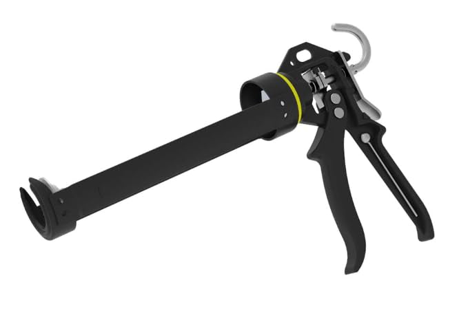 Heavy Duty Caulking Gun | 12:1 Manual Caulk Gun | 10oz Cartridges 300ml | No Drip Professional Calking for Painters, DIYers, Automotive, Contractors - size: 10oz / 300ml, style: 12:1 Manual Gun