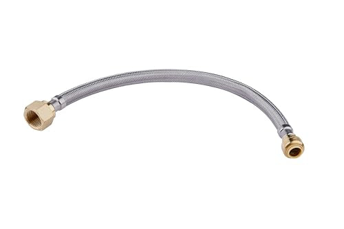 1piece EFIELD 24"Length Flexible Connector,Push-fit 3/4" x 3/4" FIP - size: 24 Inch, style: 3/4x3/4
