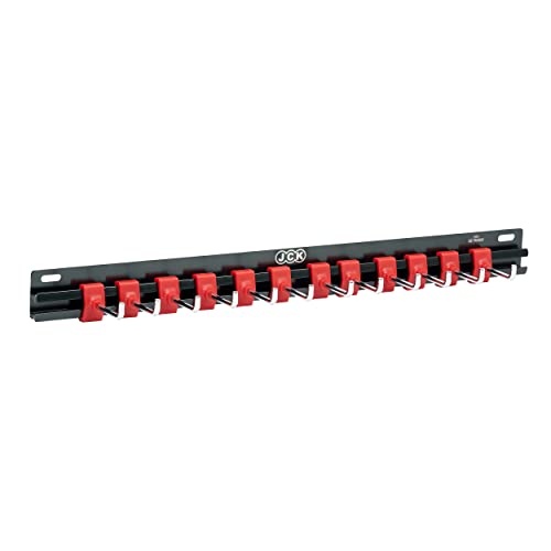 JCK Aluminum Wrench Organizer Wall Mount Rack, 12 Hooks for Toolbox - style: Wrench Organizer