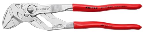KNIPEX Tools - Pliers Wrench, Chrome (8603250), 10-Inch - size: 10-Inch, style: Wrench, Chrome