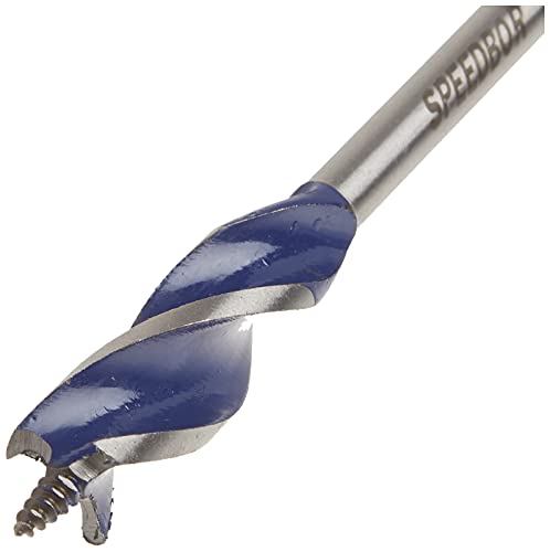 IRWIN SPEEDBOR Tri Flute Wood Drill Bit 5/8" X 6"(3041002) - size: Pack of 1, style: 5/8-Inch Bit