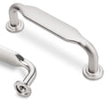 10 Pack 3 Inch Cabinet Pulls Brushed Satin Nickel Kitchen Handles Zinc Alloy Drawer Pulls Solid Hardware - color: Brushed Satin Nickel, size: 3'' Hole Center(76mm)