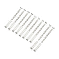 PATIKIL Door Handle Screws M4 x 55mm, 10 Set Cabinet Handle Break Away Screws for Drawer Pull with M4 x 25mm Sleeve Slub Bolt for Door Lever Knob - size: M4 x 55mm