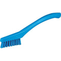 1/2 in W Detail Brush, Stiff, 5 1/2 in L Handle, 2 in L Brush, Blue, Plastic, 8 in L Overall - 1 Each - color: Blue