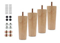 4pcs 4.8 Inch Wood Furniture Legs - size: 4.8 Inch