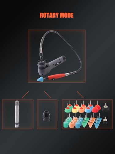 Cordless Mini Polisher, SPTA 12V Cordless Polisher for Detailed Polishing, Cordless Car Buffer Polisher, RO&DA Buffer Polisher with Mini Polishing Pads and Wool Pads for Polishing, Sanding, Cleaning