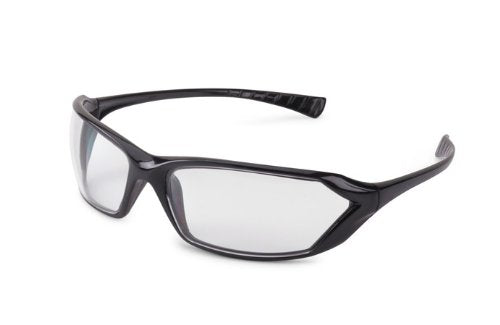 Gateway Safety 23GB80 Metro Ultra-Stylish Eye Safety Glasses, Clear Lens, Glossy Black Frame - color: Clear Glossy Black, size: Clear