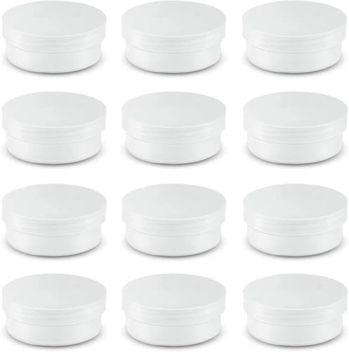 20Pack Round Clear Frosted Plastic Bead Storage Containers Box Case with Screw Top Lids,Cylinder Stackable Bead Containers for Make Up,Eye,Pills,Gems,Beads,Jewelry,Small Items,2.6x1 Inches