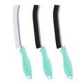 TQRR 3Pcs Hard Bristle Crevice Cleaning Brush-Thin Grout Scrub Brush - color: Mint
