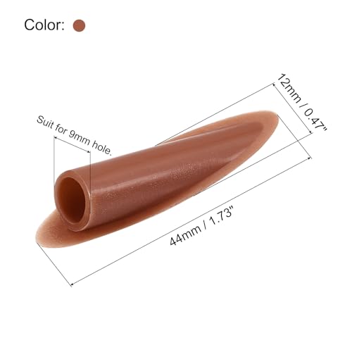 MECCANIXITY 9mm Plastic Pocket Hole Plugs,Wood Plugs for Pocket Hole Jig Working Tool Accessories,Red Pack of 100 - color: Red