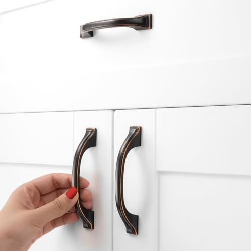30 Pack Oil Rubbed Bronze Cabinet Pulls 3 Inch Drawer Pulls 8222 - color: Oil Rubbed Bronze, size: 3 Inches, style: 30 Pack Arch Pull