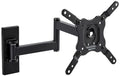 Amazon Basics Full Motion Articulating TV Wall Mount with Tilt Swivel, Extends 16 inches, VESA 200x200, for 12" to 40" TVs, 40 lbs, Black - size: 12" to 40", style: Full Motion Articulating