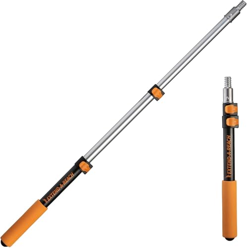 1.5-3 ft Long Paint Roller Extension Pole, Multi-Purpose Telescopic Handle - size: 3 feet