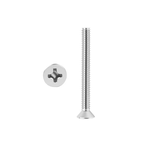 304 Stainless Steel Machine Screws,30pcs #8-32x1-1/2 Extra Long Outlet Screws Machine Long Electrical Outlet Screws Device Mounting Electrical Extender for Fix Wonky - size: #8-32x1-1/2"