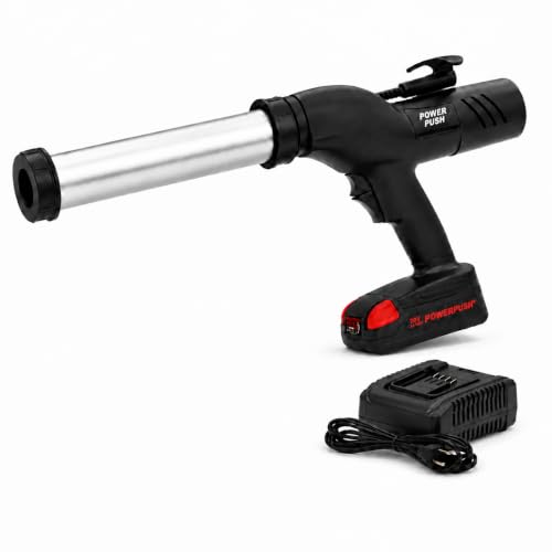 5026 Series Cordless Caulking Gun – 20V Lithium Battery Powered Electric 20oz Cartridge Dispenser, Lightweight 5.6 lbs, 850 lb Thrust, No-Drip Sealant & Adhesive Applicator - size: 20oz Sausage / 600ml, style: Cordless 20V (5000 Series)
