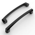 Amerdeco 10 Pack Matte Black Cabinet Pulls 5 Inch(128MM) Hole Centers Kitchen Cabinet Handles Hardware Kitchen Handles for Cabinets Cupboard Handles Drawer Pulls ZH0032 - color: Matte Black, size: 5"/128MM Hole Center