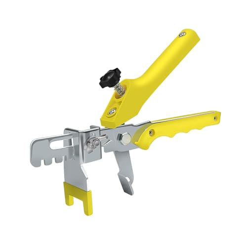 Tile Leveling Compounds System Plier Hand Floor Pliers Tiling Installation Locator Leveling System for DIY Ceramic Stone Wall Tile Spacers Adjustment yellow - size: Yellow tile plier