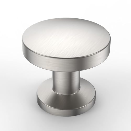 Asidrama 6 Pack Brushed Satin Nickel Kitchen Cabinet Knobs - color: Brushed Satin Nickel, style: 6 Pack