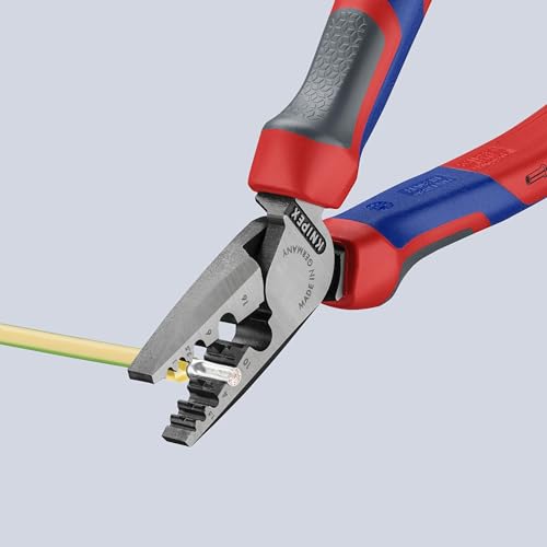KNIPEX 97 72 180 Comfort Grip Crimping Pliers For Cable Links
