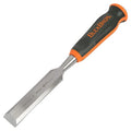 Buck Bros. 74716 Comfort Grip Wood Chisel – 1" (25MM), Carpentry Chisel, Beveled Edge - style: 1 Inch