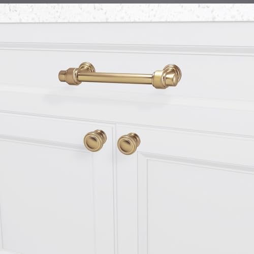 10 Pack Champagne Bronze Kitchen Cabinet Knobs Gold Drawer Knobs Kitchen Cabinet Hardware Zinc Alloy Handles Drawer Knobs Dresser Handles - color: Champagne Bronze, size: Knob