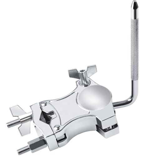 L-Rod Cowbells Cymbal Clamp, Heavy-Duty Cowbell Extension Arm Clip