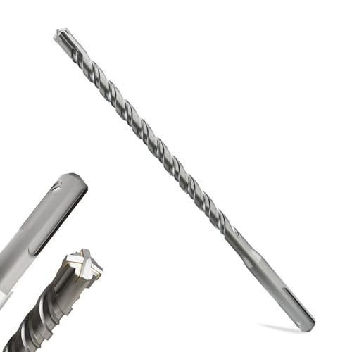 SDS Plus Rotary Hammer Drill Bits, (3/8"*6"-9.5mm*160mm) - 4 Carbide Cutting Edges, Ideal for Masonry| Heavy-Duty Masonry |Hammer Drill Bits for Precision Drilling - size: (9.5mm*160mm)