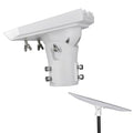Pipe Adapter Wall Pole Mount for Starlink Standard 4/4X/Gen3,White - color: White