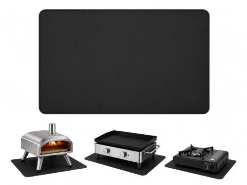 Heat Resistant Grill Mat for Countertop, 16 x 24 inch Waterproof BBQ Mat for Table and Countertop Protection, Fits Blackstone, Ninja, Gas Grills - size: 16*24inch