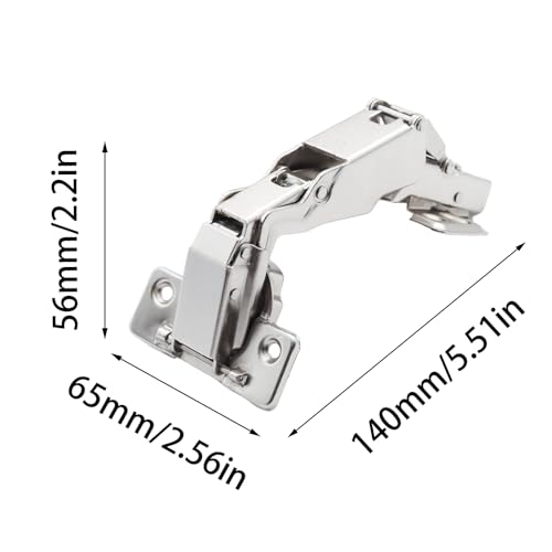 2Pcs 180 Degree Full Overlay Cabinet Hinges