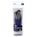 Royal & Langnickel Moderna, 5pc Scruffy & Mop Variety Brush Set for All Painting Mediums, Includes - Scruffy, Mop, Scrubber & Round Brushes Purple - style: Scruffy & Mop Variety