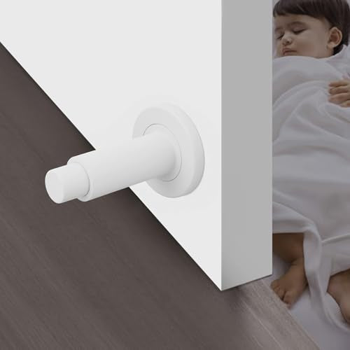 Adjustable Height 304SS Door Stopper, White,1Pack - color: White