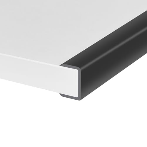 Rubber Edge Trim, Self-Adhesive U Channel Edge Protector for Plywood, Cabinet, 1-1/8" Wood Edge Banding, Flexible Furniture Repair, EPDM Material, Fit 1-1/8"(28mm), Length 10Ft, Black - size: Fit 1-1/8"- L10'