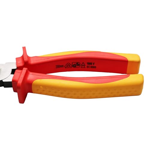 TMAX 8" 1000V VDE Insulated Electrician Linesman Combination Plier, Cr-V - size: combination, style: plier