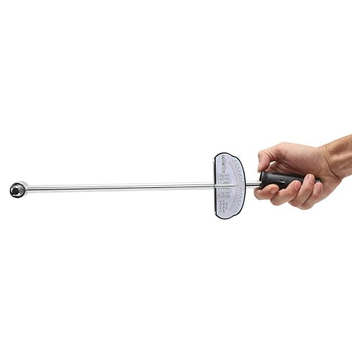 OEMTOOLS 79-140 Torque Wrench 1/2 Drive, Beam Style, 0–150 Ft/Lb Dual Scale, Inch Pound and Newton Meter, for Cars, Motorcycles, Bikes, and Marine Equipment - style: 0-150 Ft/Lbs