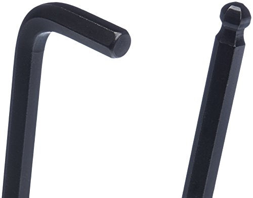 Amazon Basics Hex Key Allen Wrench, Long Arm, Ball End, Metric and Standard Sizes, Chrome Vanadium Steel, 26-Piece with Storage Case