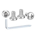 METALLIXITY Phillips Pan Head Bolt&Wrench Kit 1/4"-20x1/2 20Pcs - size: 1/4"-20x1/2"