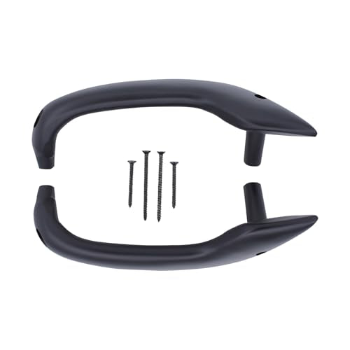 MOTOKU Pair Black Interior Door Pull Handle for Ford Fiesta 2011-2020