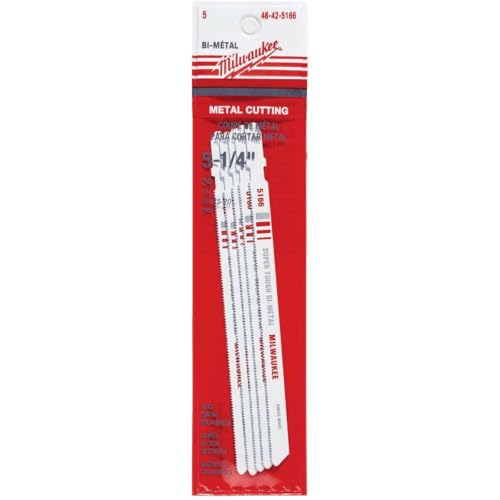 Milwaukee Electric - 5-1/4 24 TPI BI-METAL JIG SAW BLADE 5 PK