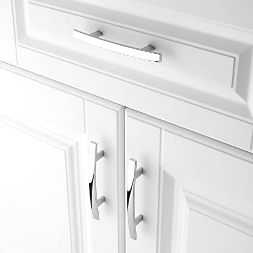 KOOFIZO 10 Pack 3 in Polished Chrome Cabinet Pulls, Drawer Handles 1961 - color: Polished Chrome, size: 3" CC