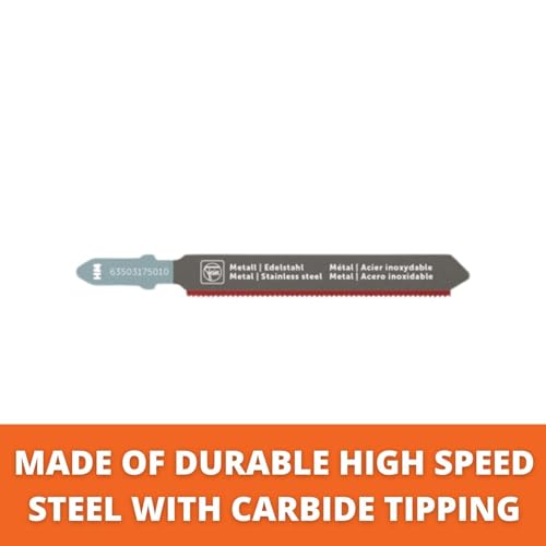 Fein 2-3/8" HM Carbide T-Shank Profi-Carbide-Line Jigsaw Blade - size: 2-3/8" x 24 TPI