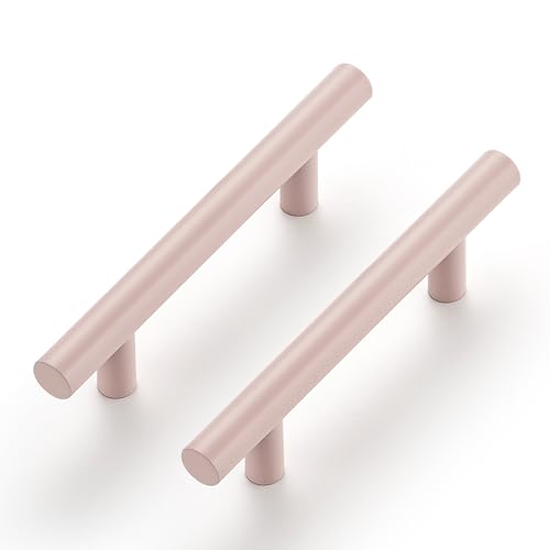 Ravinte Cabinet Handles,5" Length,3" Hole Center,Pink,30 Pack - color: Pink