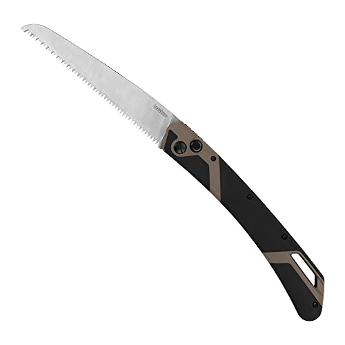 Kershaw Taskmaster Saw 2, Tan and Black, 7 Inch Serrated Saw Blade