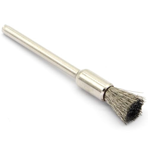 20PCS Wire Brushes - Metal Rust Removal, Polishing, Cleaning - 6mm Diameter, 3mm Shaft - Removes Burrs, Dust, and Oxide Layer - Handles Rough Surfaces - Designed for Industrial and DIY Enthusiasts - style: Wire Brush 3*6mm 20PCS
