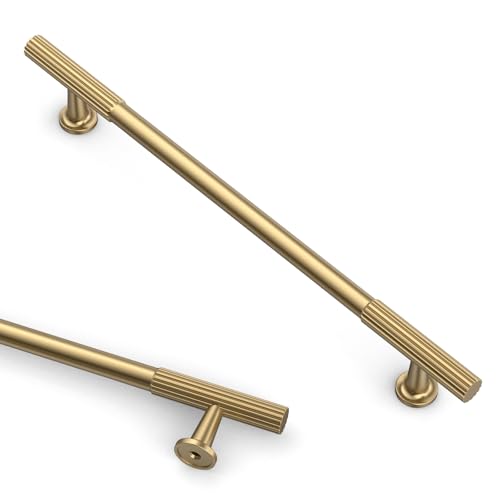 Asidrama 10 Pack 7.5 inch Champagne Bronze Kitchen Cabinet Handles - color: Champagne Bronze, size: 7.5" Hole Center