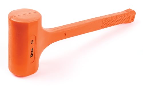 Titan 63142 2-Piece Dead Blow Hammer Set, Includes 2lb & 3lb with Non-slip Diamond Textured Handles, Spark & Rebound Resistant - size: 32oz + 48oz