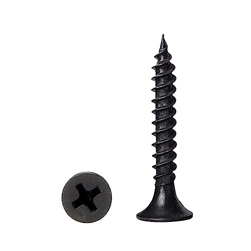 #6 x 1 Flat Head Self-Tapping Wood Screws for Cabinet Hinges(400PCS) - size: #6 x 1'' (400Pcs)